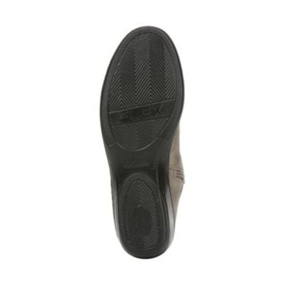 LIFE STRIDE Womens Putty Lotus Gray Stretch Izzy Round Toe Wedge Booties 6 W - Picture 4 of 4